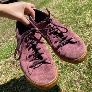 Puma Suede Sneakers Plum Purple